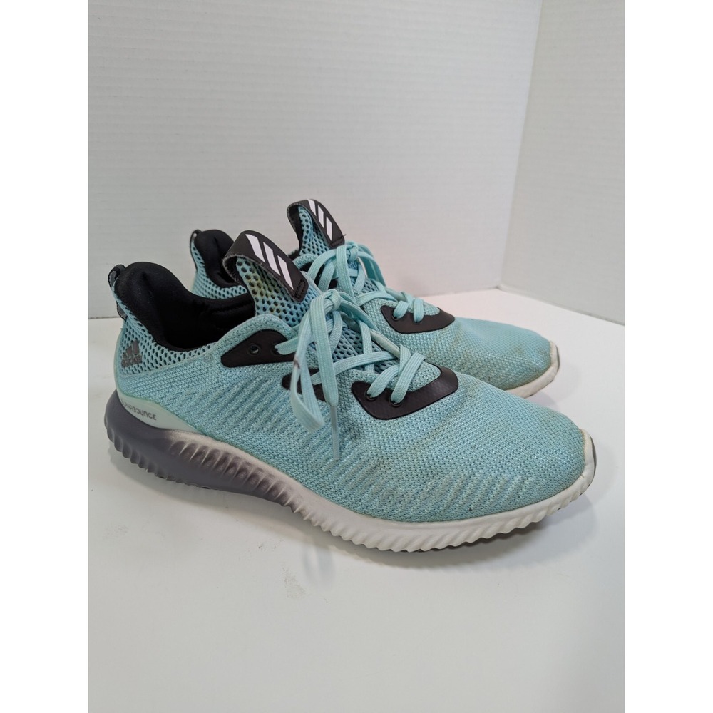 Adidas Alpha Bounce Rc Running Shoes Men's Size 7 Teal Art B39429